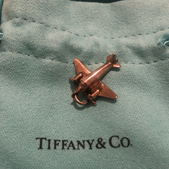 RARE Tiffany & Co. Sterling Silver Airplane Charm - Picture 5 of 5